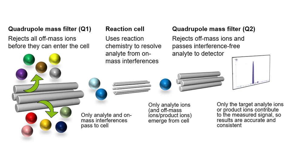 A schematic depicting a tandem MS/MS in action Tandem MS/MS