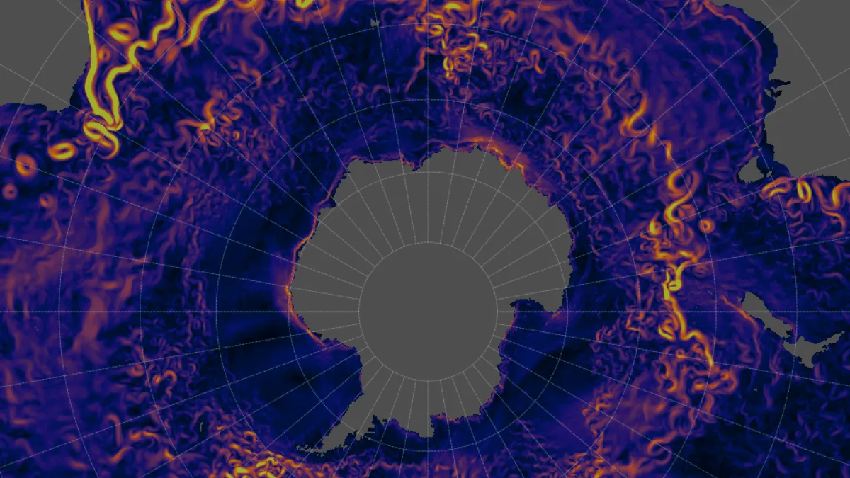 The Antarctic Circumpolar Current from ACCESS-OM2 simulations