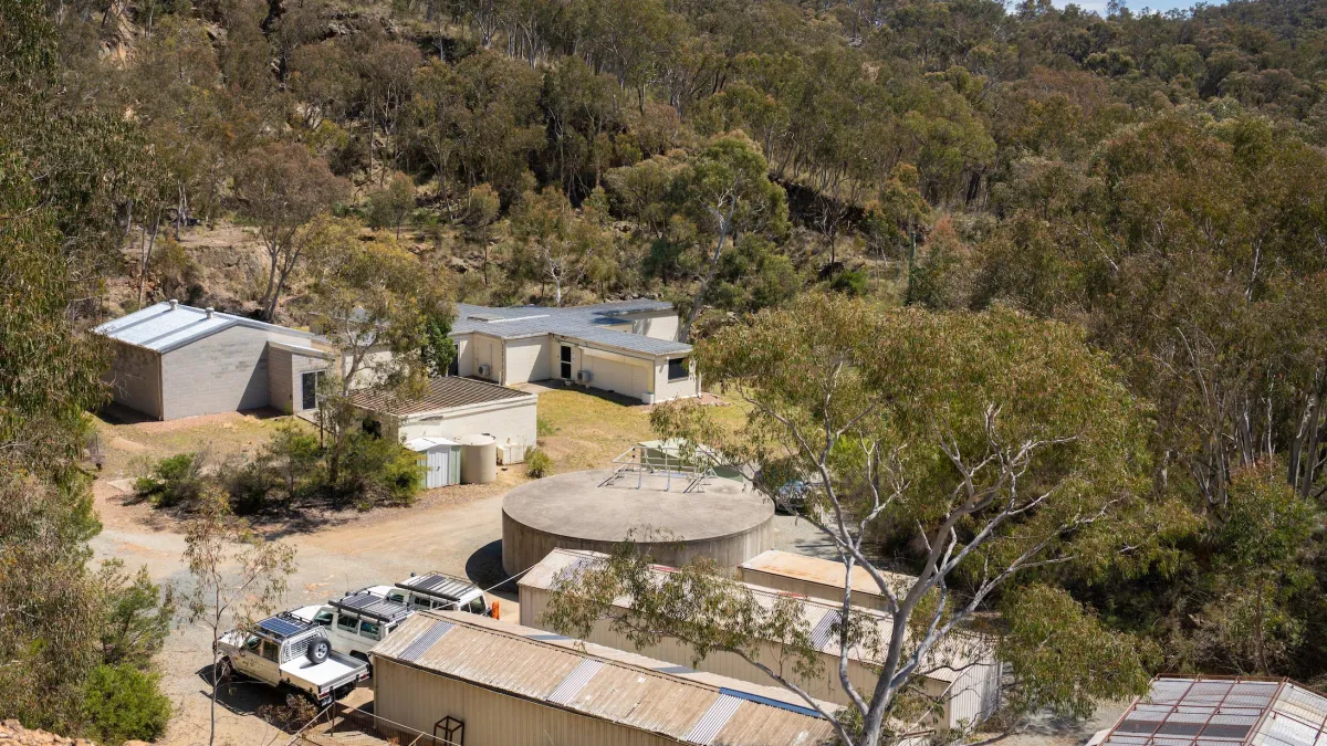 Ariel view of the RSES Palaeomagnetic Lab