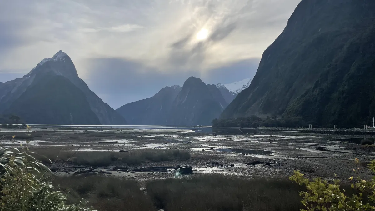 landscape Milford Sound New Zealand