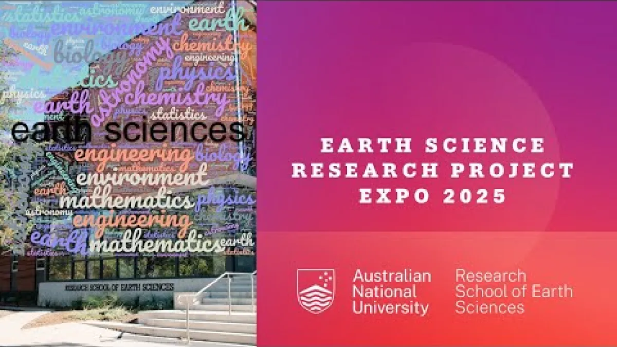 Preview image for the video "2025 Earth Sciences Research Project Expo".