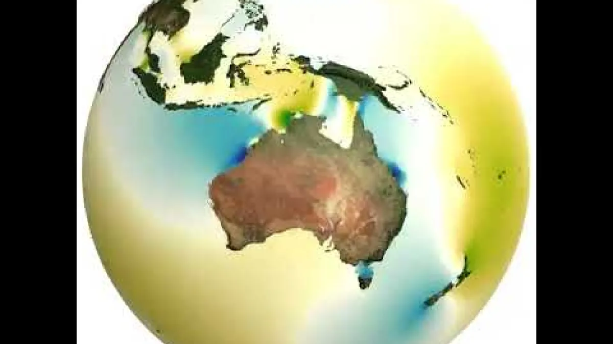 Preview image for the video "Visualisation of tides around Australia".