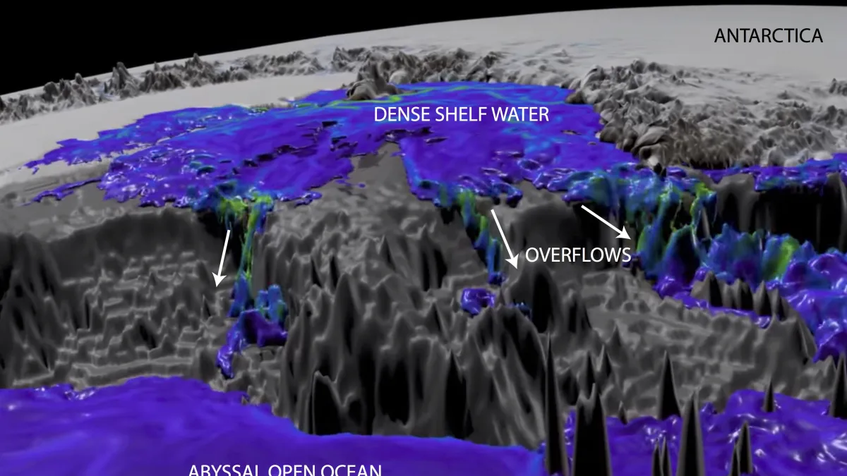 Modelling dense water overflows in the Ross Sea