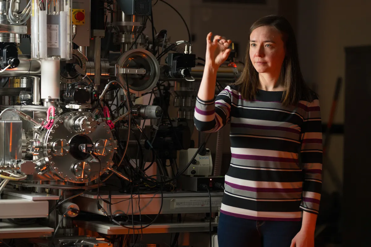Woman in a lab