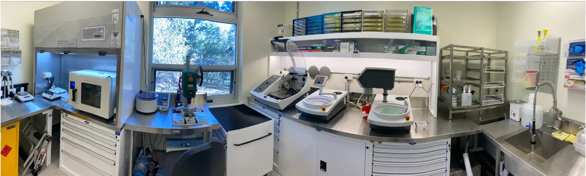 SHRIMP Sample Preparation Facility