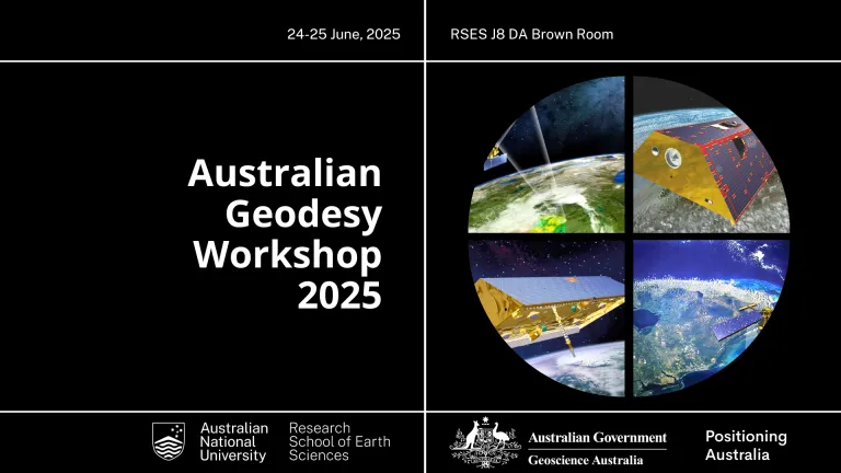 Australian Geodesy Workshop ANU.
