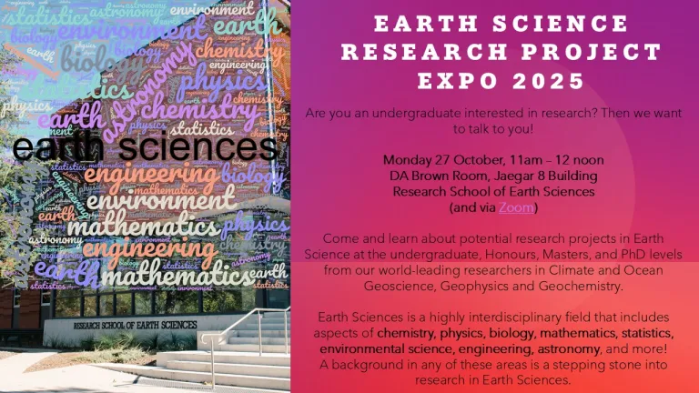 RSES 2025 Earth Science Project Expo