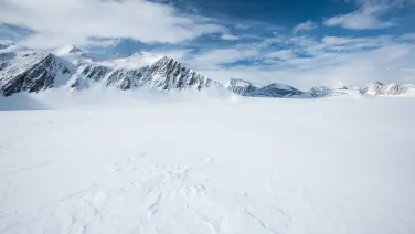 Mt Vinson, Sentinel Range, Ellsworth Mountains, Antarctica. Photo from Adobe stock